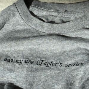 eat my a$$ (Taylor’s version) crop tee